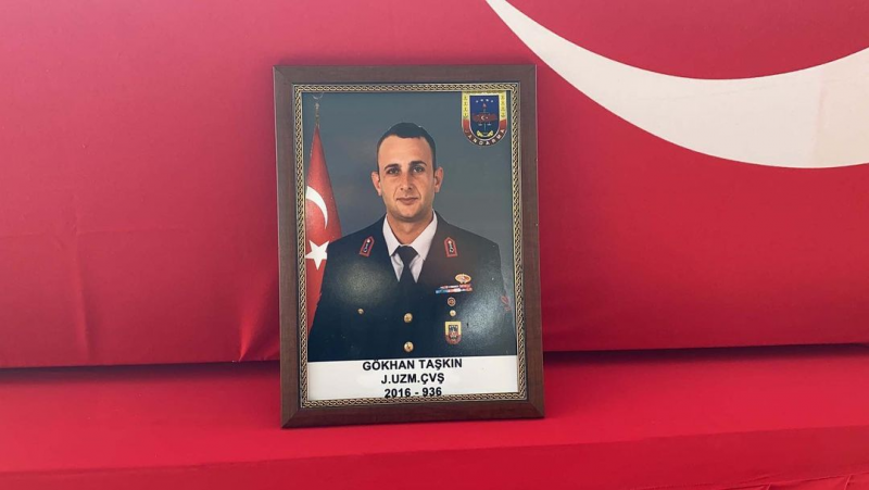 Kalp krizinden ölen uzman çavuş Taşkın, toprağa verildi